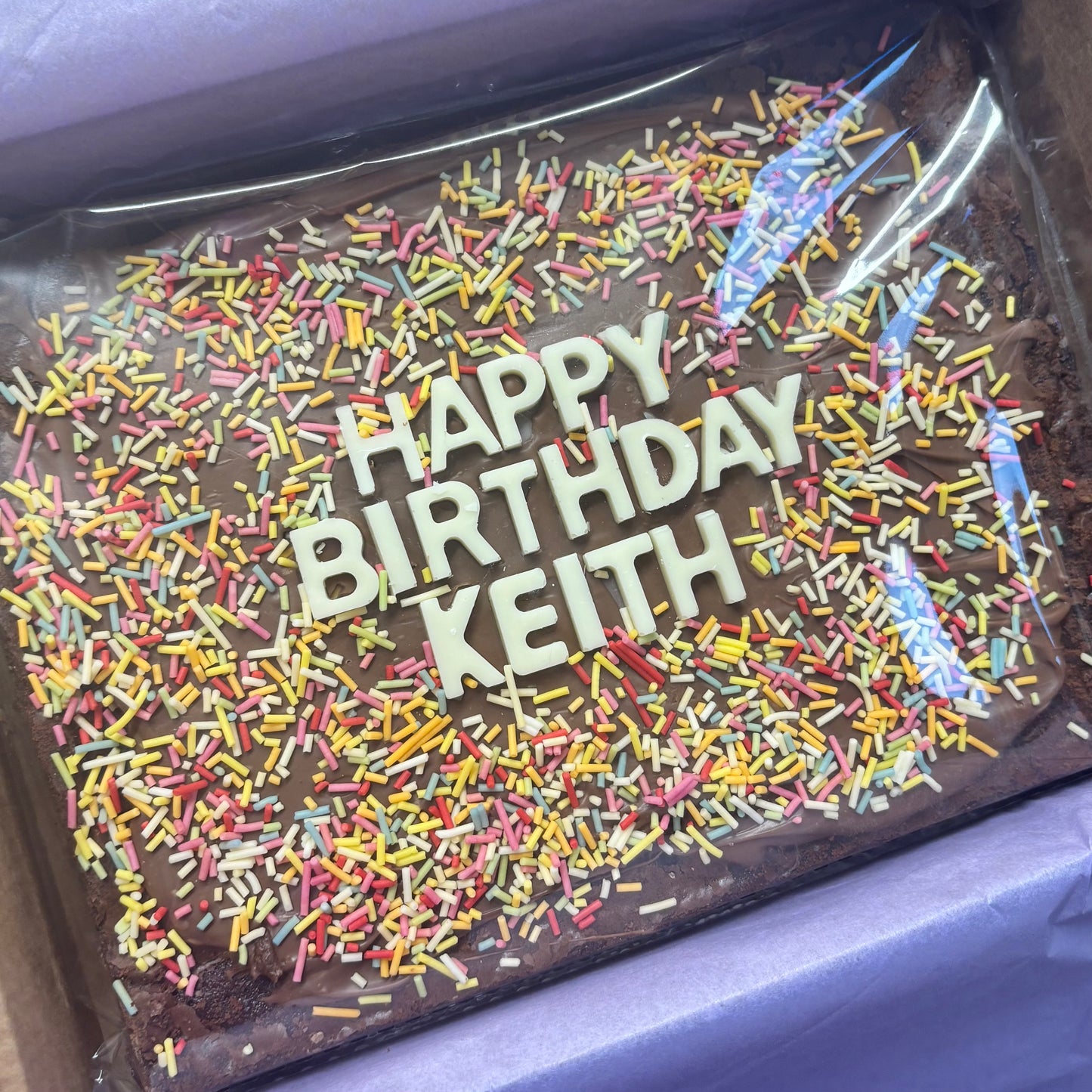 Message Brownies